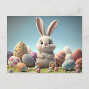 Postale Carte de Pâques adorable