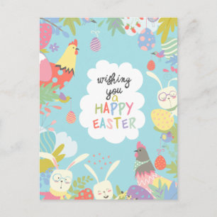 Postale Carte de Pâques mignonne