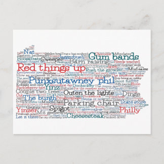 Postale Carte de Pennsylvanie USA Art Slang