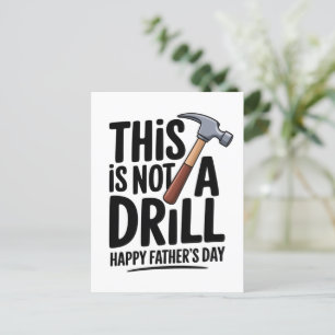 Postale Carte de plaisanterie papa pour Fête des pères pou