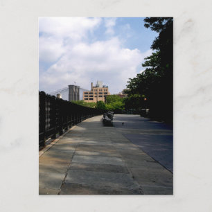 Postale Carte de poste de banc de parc