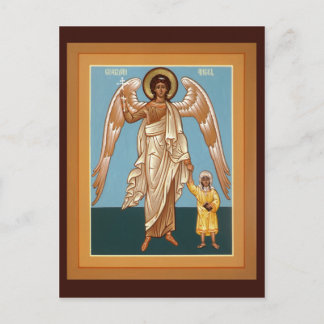 Postale Carte de prière Angel du Gardien