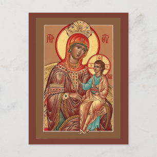 Postale Carte de prière de la Mère de Dieu d'Arizona