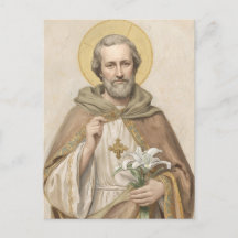 Carte de prière funéraire Saint Joseph