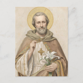 Postale Carte de prière funéraire Saint Joseph