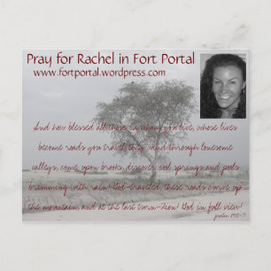 Postale Carte de prière Rachels