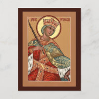 Carte de prière Saint Katherine