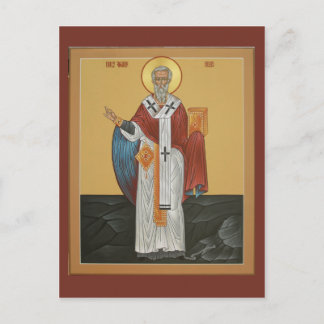 Postale Carte de prière Saint Silas