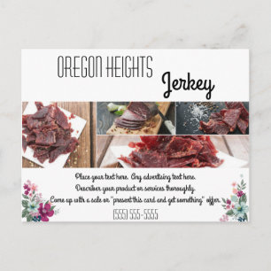 Postale Carte de publicité commerciale Fleurs tropicales s