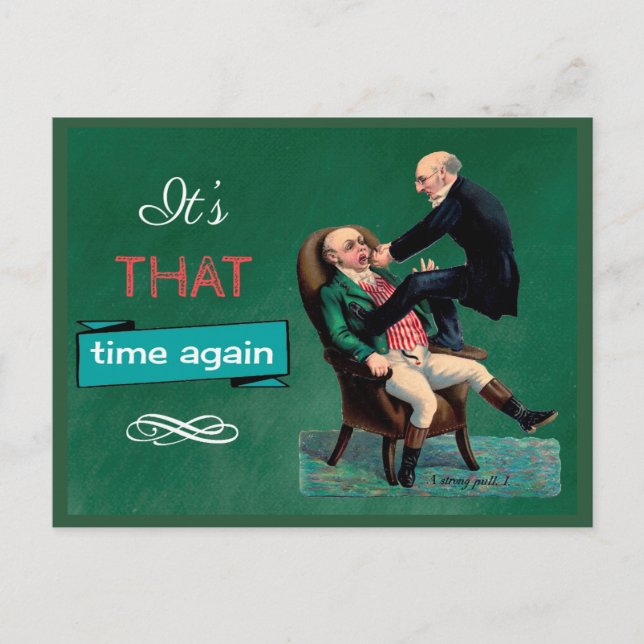 Postale Carte de rappel de rendez-vous pour l'enregistreme (Devant)