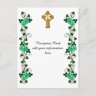 Postale Carte de réception Irish Celtic Cross