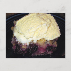 Postale Carte de recette Blackberry Cobbler