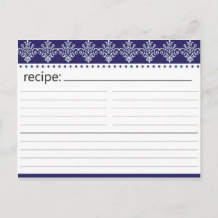 Postale Carte de recette Fête des mariées