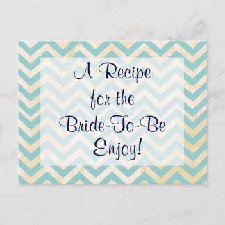 Postale Carte de recette Fête des mariées