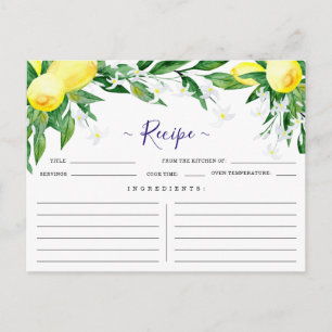Postale Carte de recette Fête des mariées de fleurs de cit