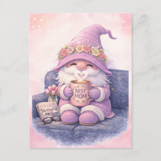 Postale Carte de reconnaissance pour maman fantaisiste