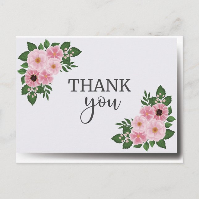 Postale Carte de remerciement (Devant)