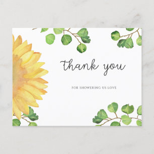 Postale Carte de remerciement de bapteme de mariage à l'aq