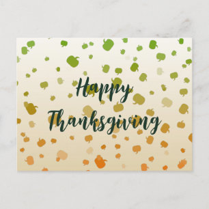 Postale Carte de remerciement de citrouilles de Thanksgivi
