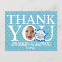 carte de remerciement drôle bébé bleu |