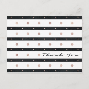 Postale Carte de remerciement tendance