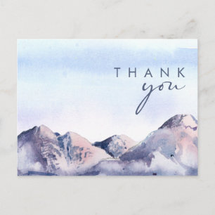 Postale Carte de remerciementement de mariage au coucher d