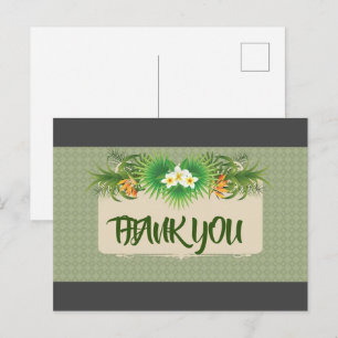 Postale Carte de remerciements