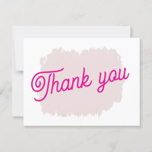 Postale Carte de remerciements