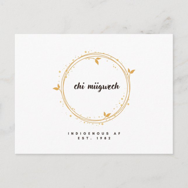 Postale Carte de remerciements (Devant)