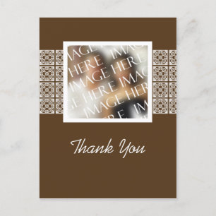 Postale Carte de remerciements Modèle photo personnalisé