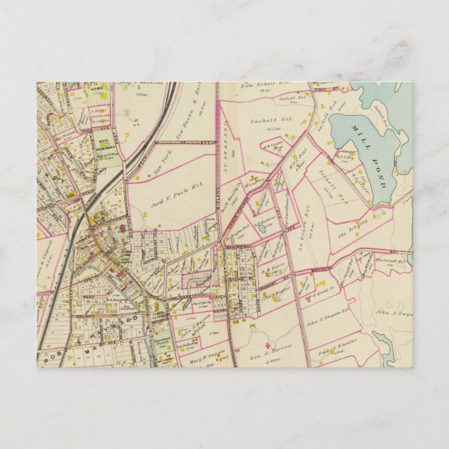 Postale Carte de Rye, New York (Devant)