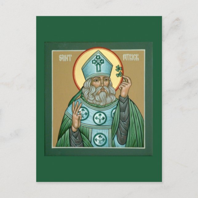 Postale Carte de Saint-Patrick (Devant)
