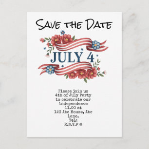 Postale  Carte de sauvegarde du 14 juillet Fête de l'Indép