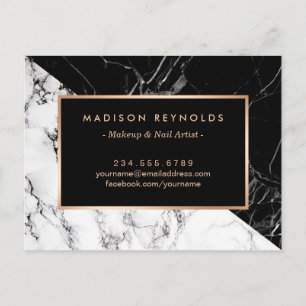Postale Carte de soins postérieurs de l'artiste maquillage