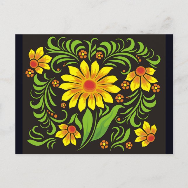 Postale carte de style ukrainien (Devant)