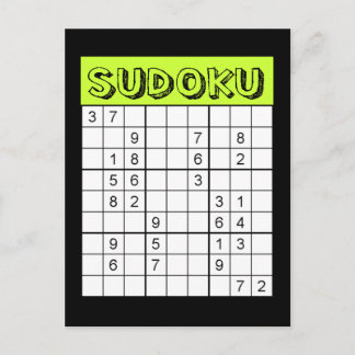 Postale Carte de Sudoku