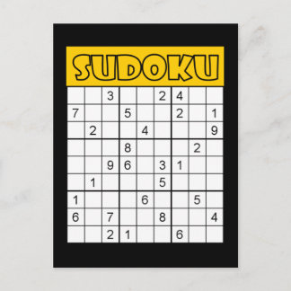 Postale Carte de Sudoku