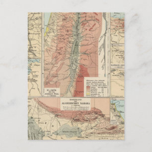 Postale Carte de Tieflander Atlas