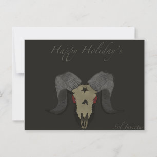 Postale Carte de vacances Sol Invictus