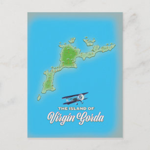 Postale Carte de Virgin Gorda