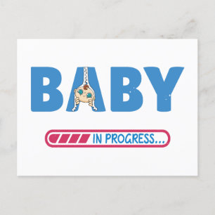 Postale Carte de visite bébé en cours