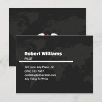 Carte de visite professionnelle pour pilote modern