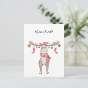 Postale Carte de voeux (10,8 cm x 14,2 cm) - Joyeux Noël