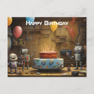 Postale Carte de vœux d'anniversaire amusante pour garçon 