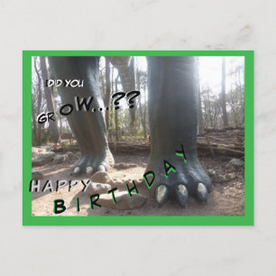 Postale Carte de vœux d'anniversaire personnalisée avec di