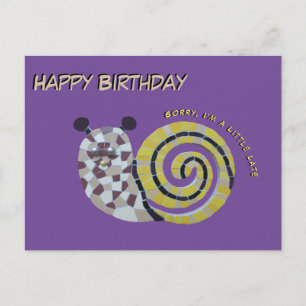 Postale Carte de vœux d'anniversaire personnalisée avec un
