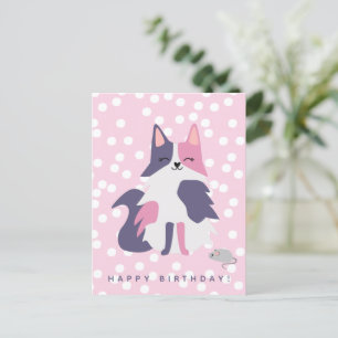 Postale Carte de vœux d'anniversaire pour enfants avec un 