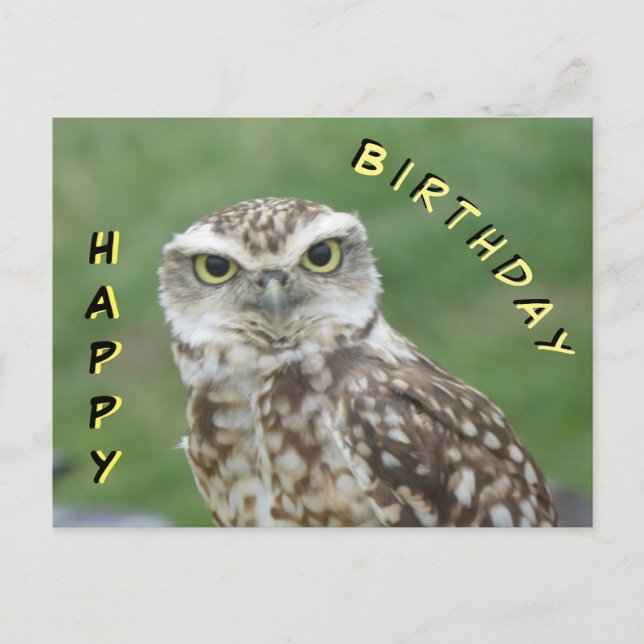 Postale Carte de vœux de joyeux anniversaire avec une peti (Devant)