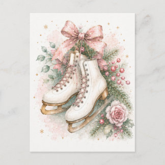 Postale Carte de vœux de Noël festive