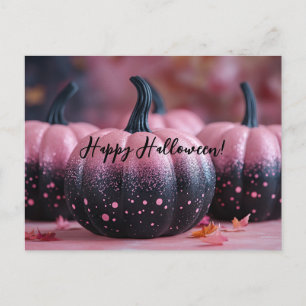 Postale Carte de voeux de Parties scintillant Citrouille H